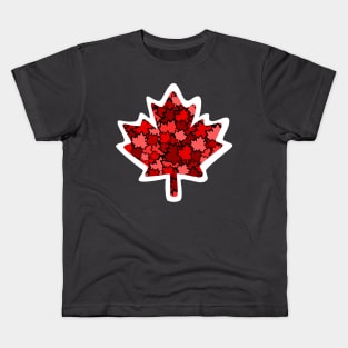 Canadian Maple Leaf - Vino di foglie Kids T-Shirt